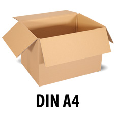 Kartons im DIN A4-Format