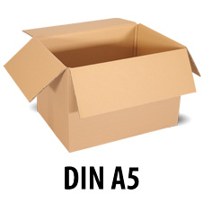Kartons im DIN A5-Format